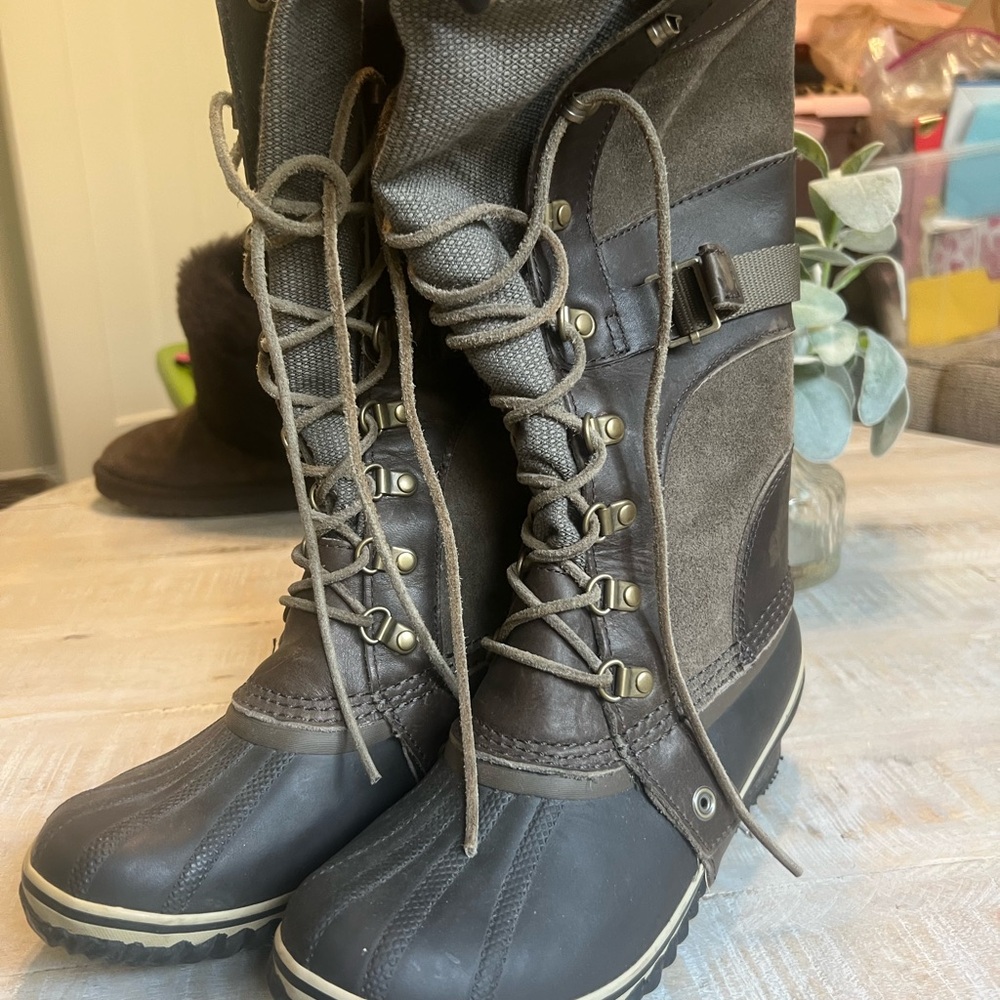 Women's Sorel Lace-Up Slimpack Tall Winter Boots